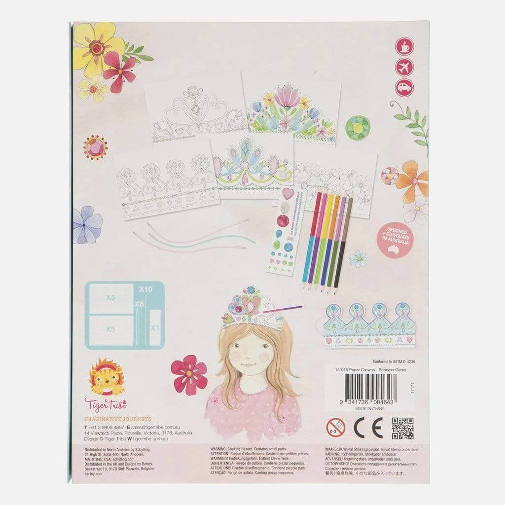 Tiger Tribe Paper Crowns-Princess Gems 8 Tiger Tribe Paper Crowns-Princess Gems - Image 6