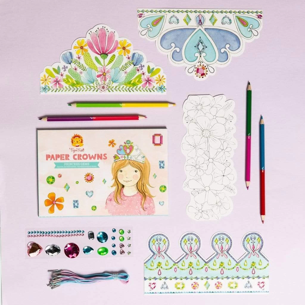 Tiger Tribe Paper Crowns-Princess Gems 4 Tiger Tribe Paper Crowns-Princess Gems - Image 2