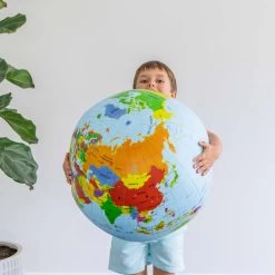 World Globe Blow Up 50cm By Tiger Tribe -Kids Toy Shop tiger tribe world globe blow up 50cm by tiger tribe 30483212435590