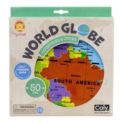 World Globe Blow Up 50cm By Tiger Tribe -Kids Toy Shop tiger tribe world globe blow up 50cm by tiger tribe 30483214499974