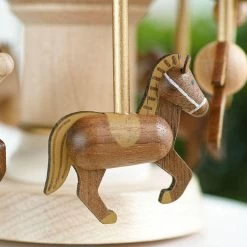Wooderful Life Double Up & Down Music Box - Horses Carousel -Kids Toy Shop wooderful life wooderful life double up down music box horses carousel 11615436505135