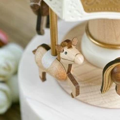 Wooderful Life Double Up & Down Music Box - Horses Carousel -Kids Toy Shop wooderful life wooderful life double up down music box horses carousel 11615442599983