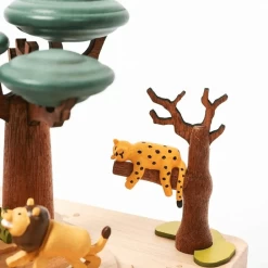 Wooderful Life Round & Round Music Box - African Safari -Kids Toy Shop wooderful life wooderful life round round music box african safari 29974550380678